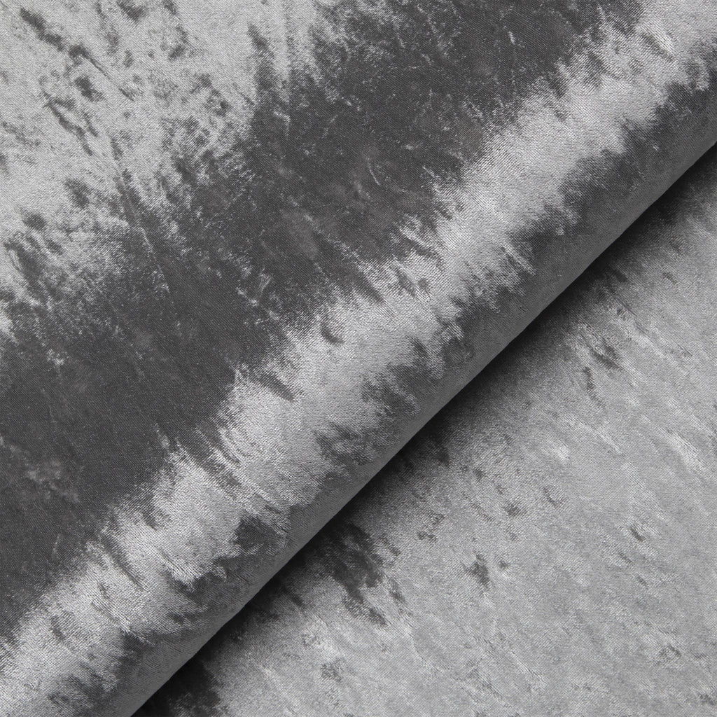 Fauteuil pivotant en velours froissé Tamara