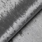 Fauteuil pivotant en velours froissé Tamara