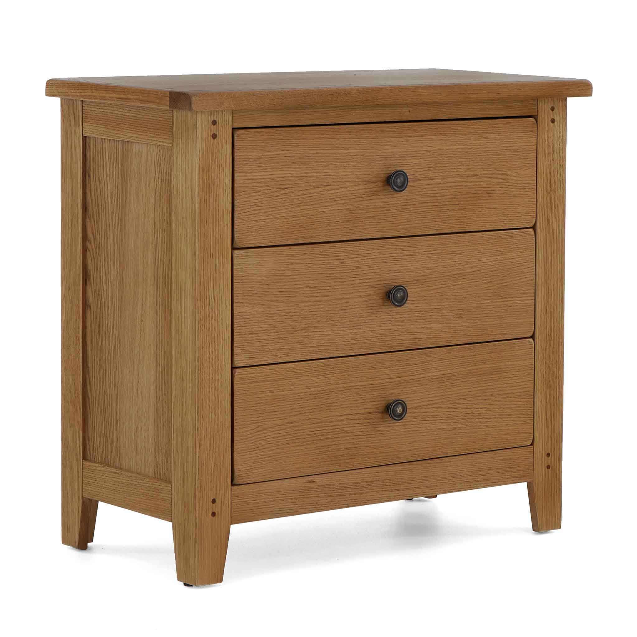 Commode Broadway Oak à 3 tiroirs