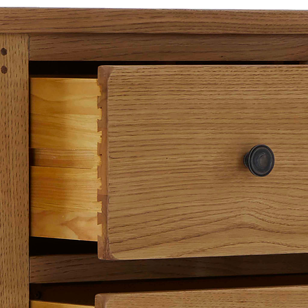 Commode Broadway Oak à 2 tiroirs et 3 tiroirs