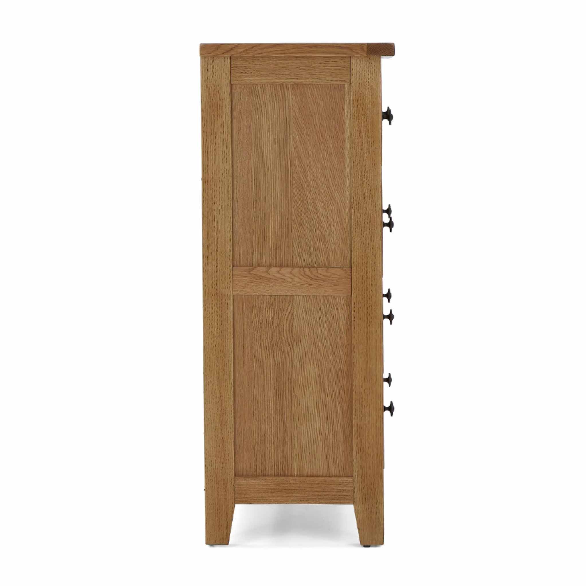 Commode Broadway Oak à 2 tiroirs et 3 tiroirs