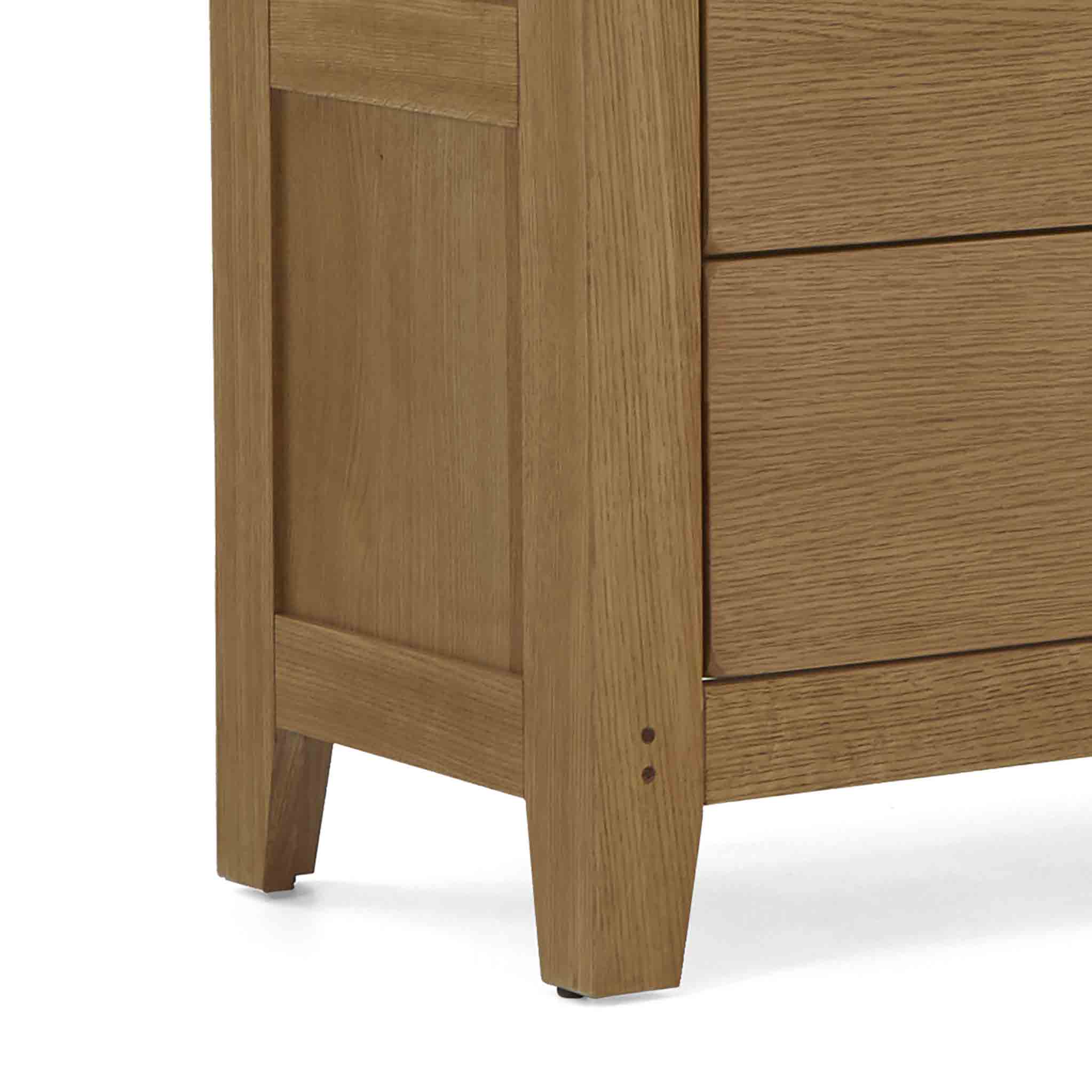 Commode Broadway Oak à 3 tiroirs et 4 tiroirs