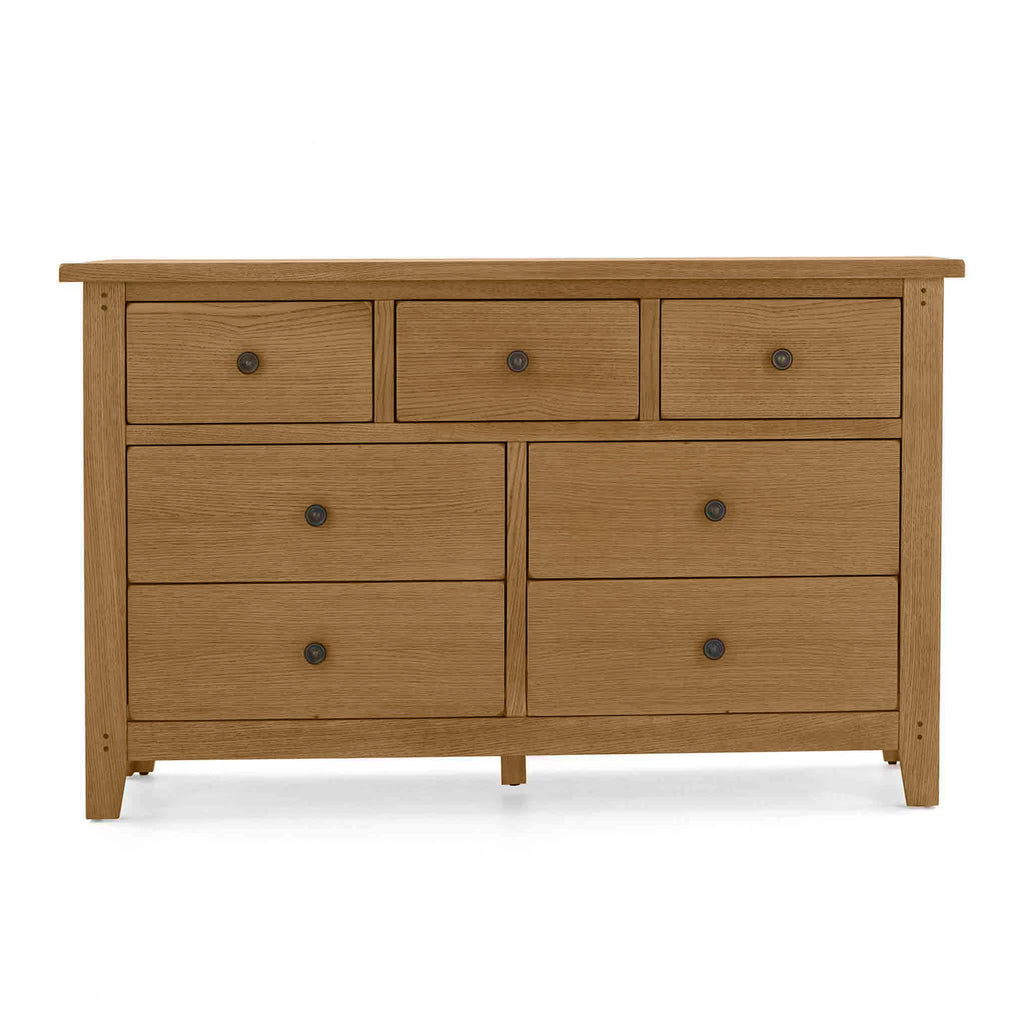 Commode Broadway Oak à 3 tiroirs et 4 tiroirs