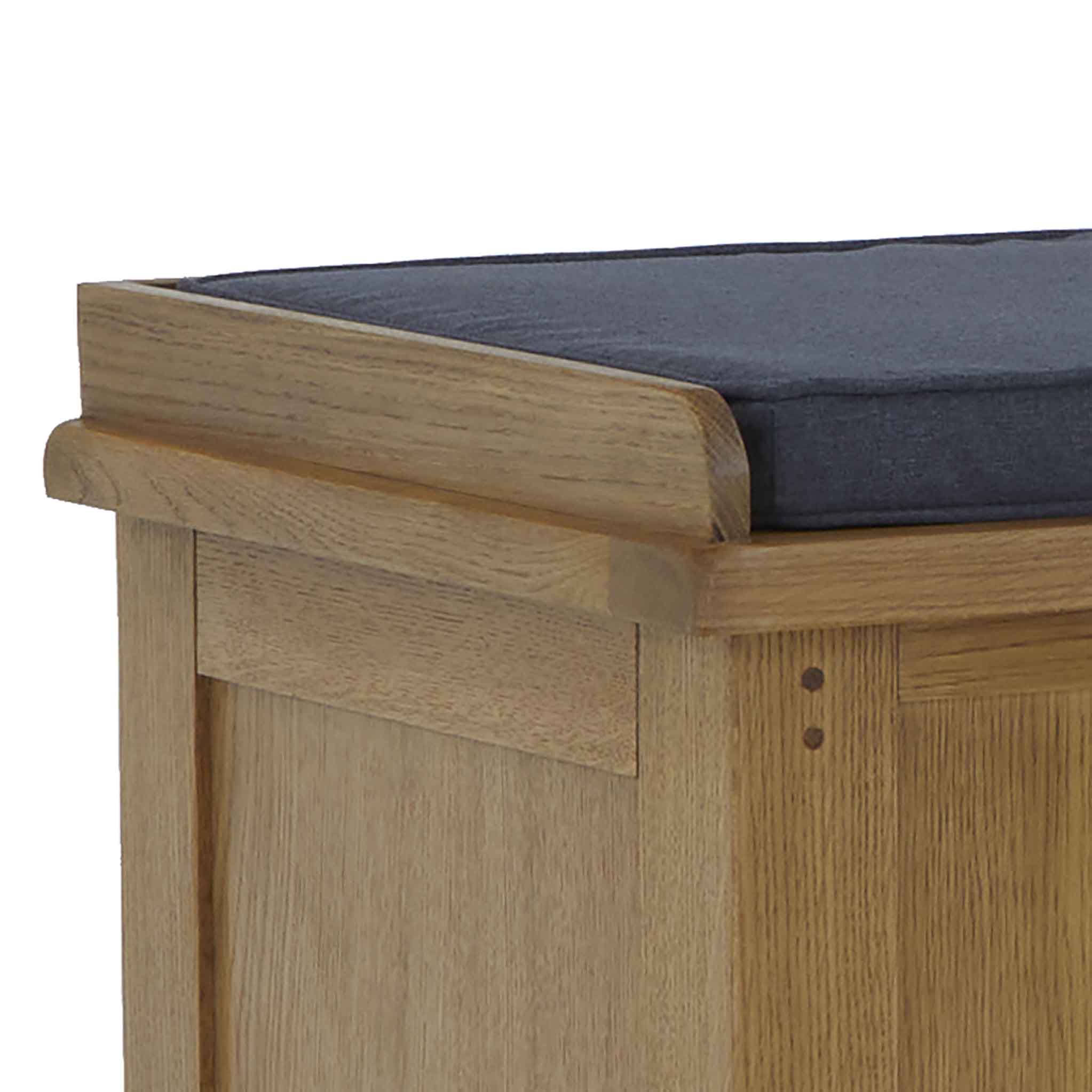 Banc de rangement Broadway Oak