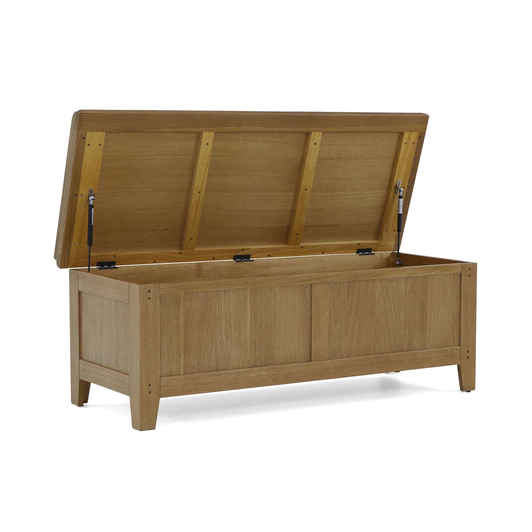 Banc de rangement Broadway Oak