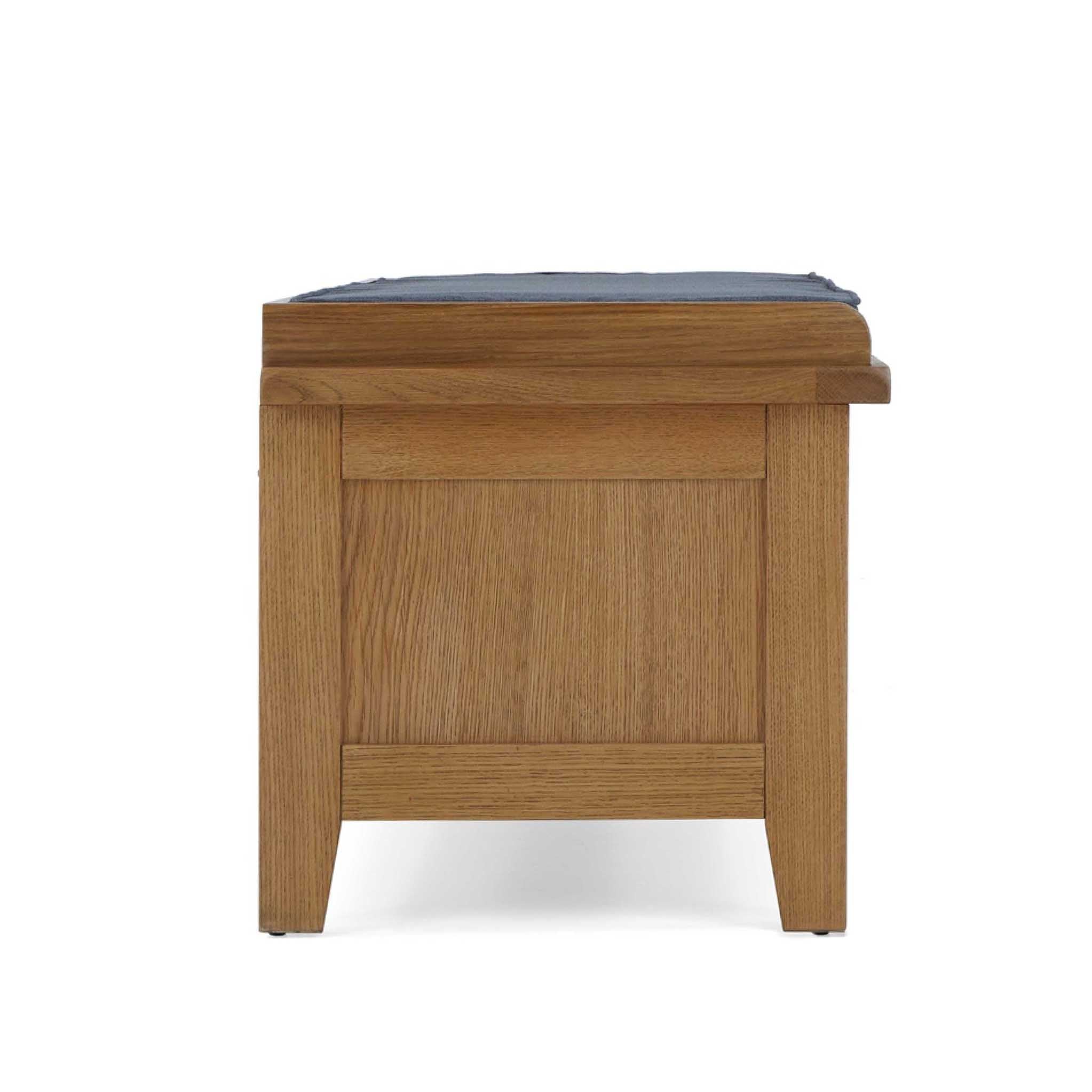 Banc de rangement Broadway Oak