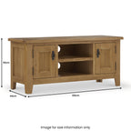 Meuble TV Broadway Oak 120 cm