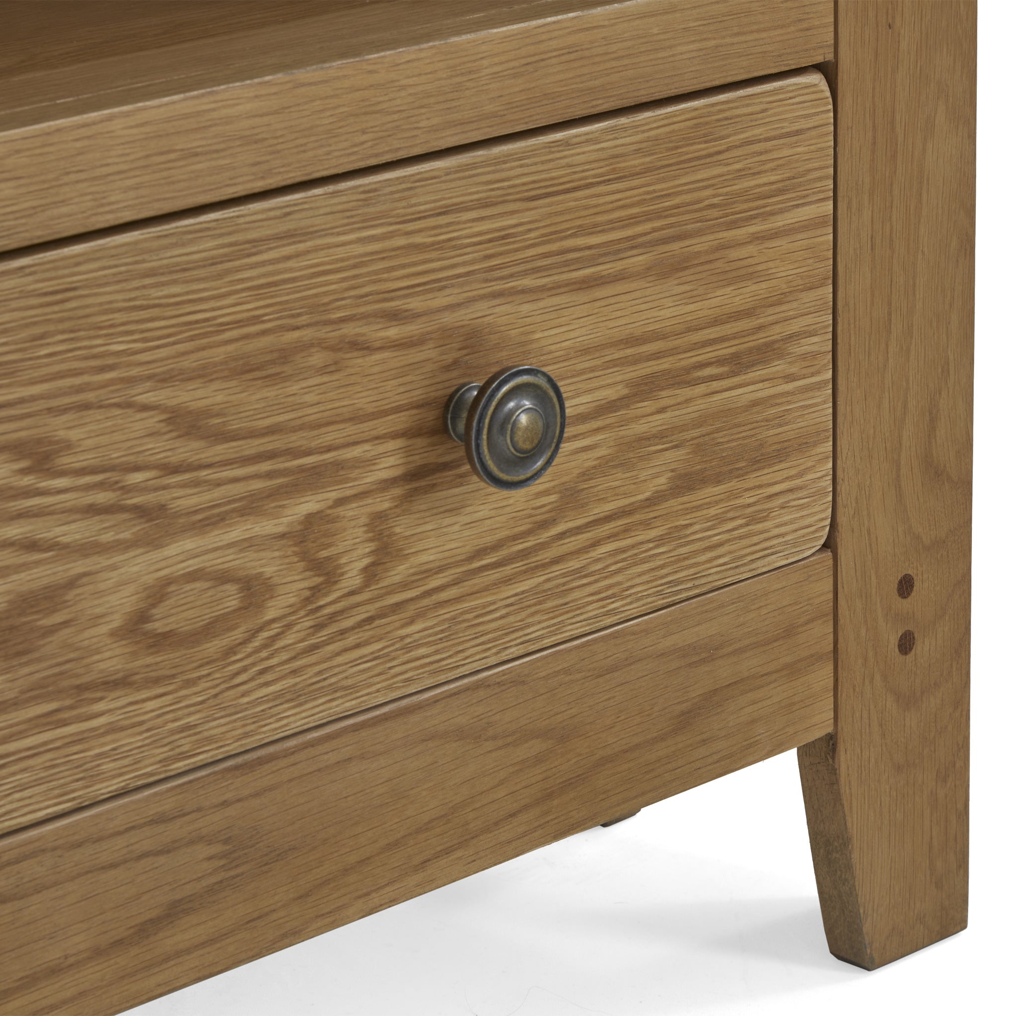 Meuble TV d'angle Broadway Oak avec tiroir