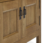 Meuble TV d'angle Broadway Oak avec porte