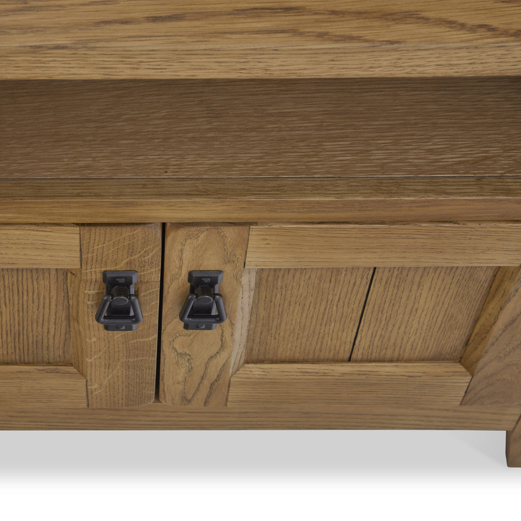 Meuble TV d'angle Broadway Oak avec porte