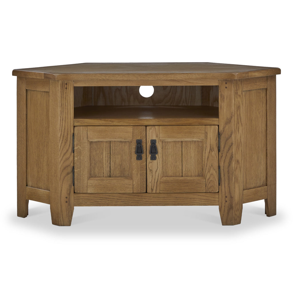 Meuble TV d'angle Broadway Oak avec porte