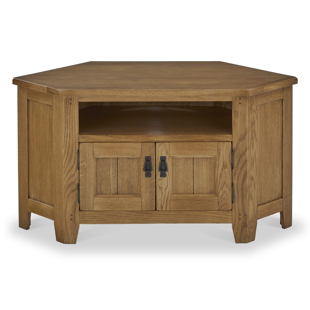 Meuble TV d'angle Broadway Oak avec porte