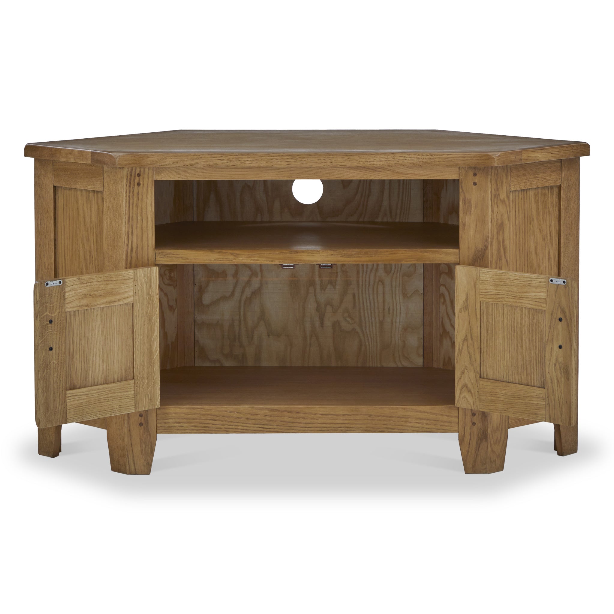 Meuble TV d'angle Broadway Oak avec porte