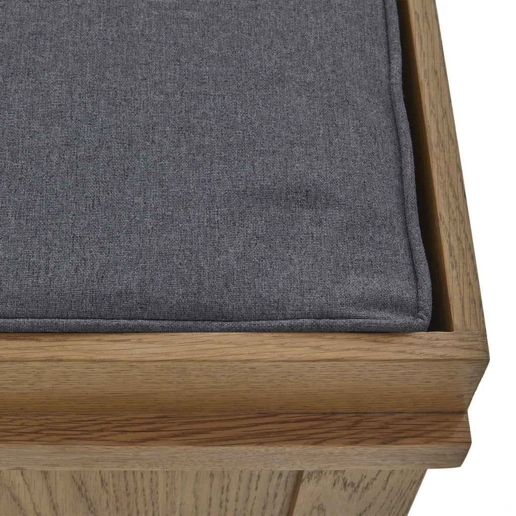 Banc de couloir Broadway Oak avec paniers