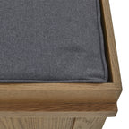 Banc de couloir Broadway Oak avec paniers