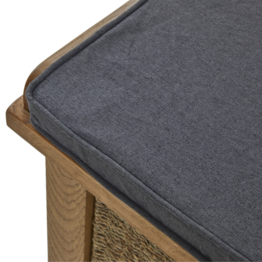 Banc de couloir Broadway Oak avec paniers