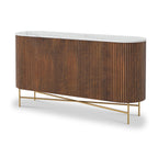 Buffet cannelé Milo Mangue et Marbre