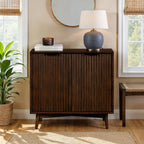 Buffet Oskar à 2 portes rainurées