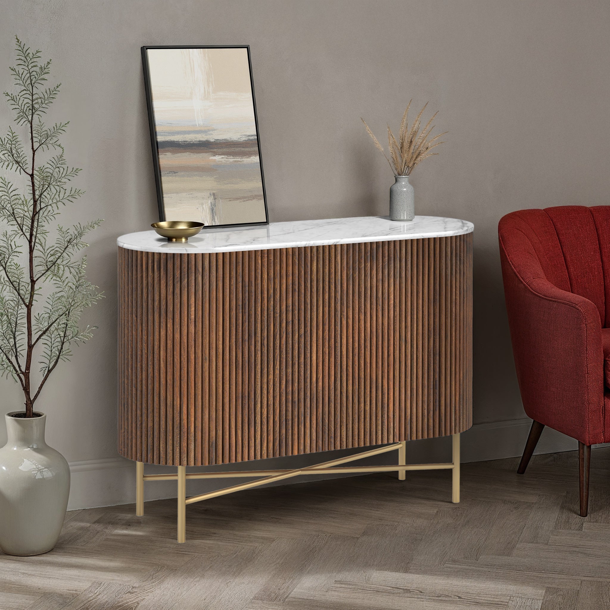 Petit buffet cannelé Milo Mango &amp; Marble