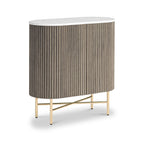 Buffet miniature cannelé gris Amélie