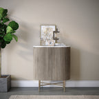 Buffet miniature cannelé gris Amélie