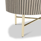 Petit buffet cannelé gris Amélie