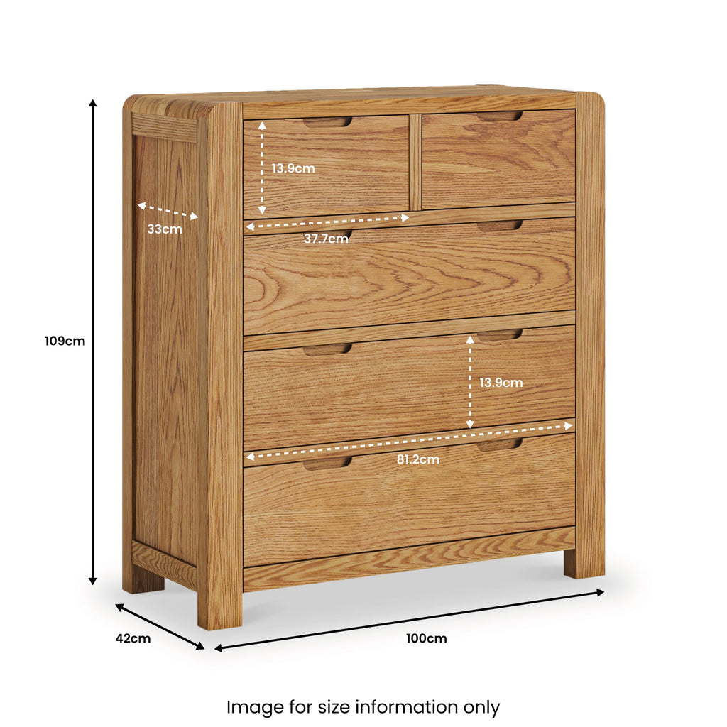 Commode Harvey Oak 2 en 3