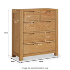 Commode Harvey Oak 2 en 3