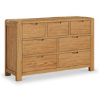 Commode Harvey Oak 3 tiroirs sur 4