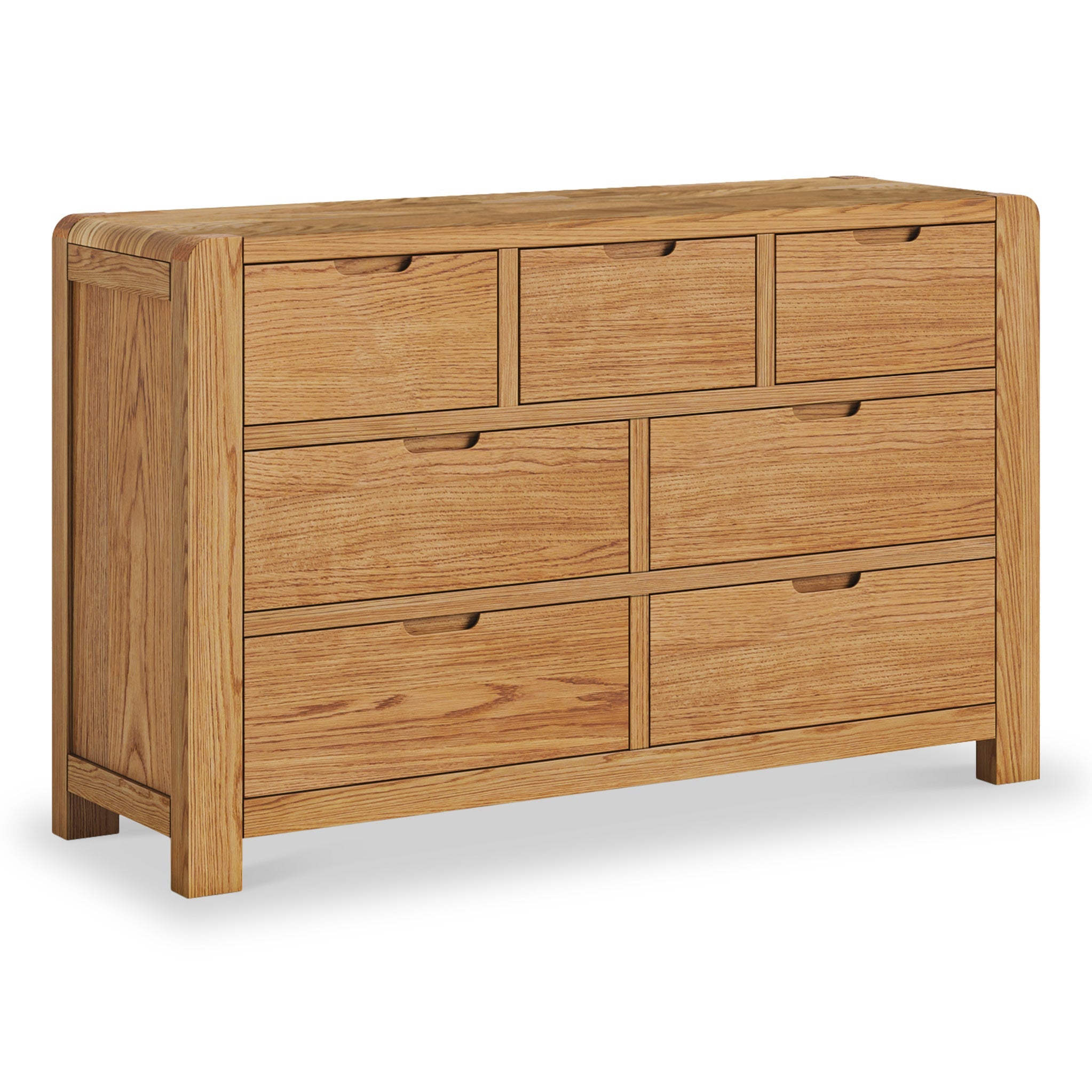 Commode Harvey Oak 3 tiroirs sur 4