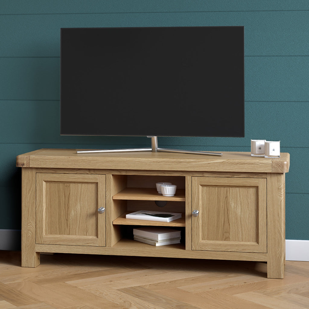Meuble TV Portland Oak de 140 cm de large