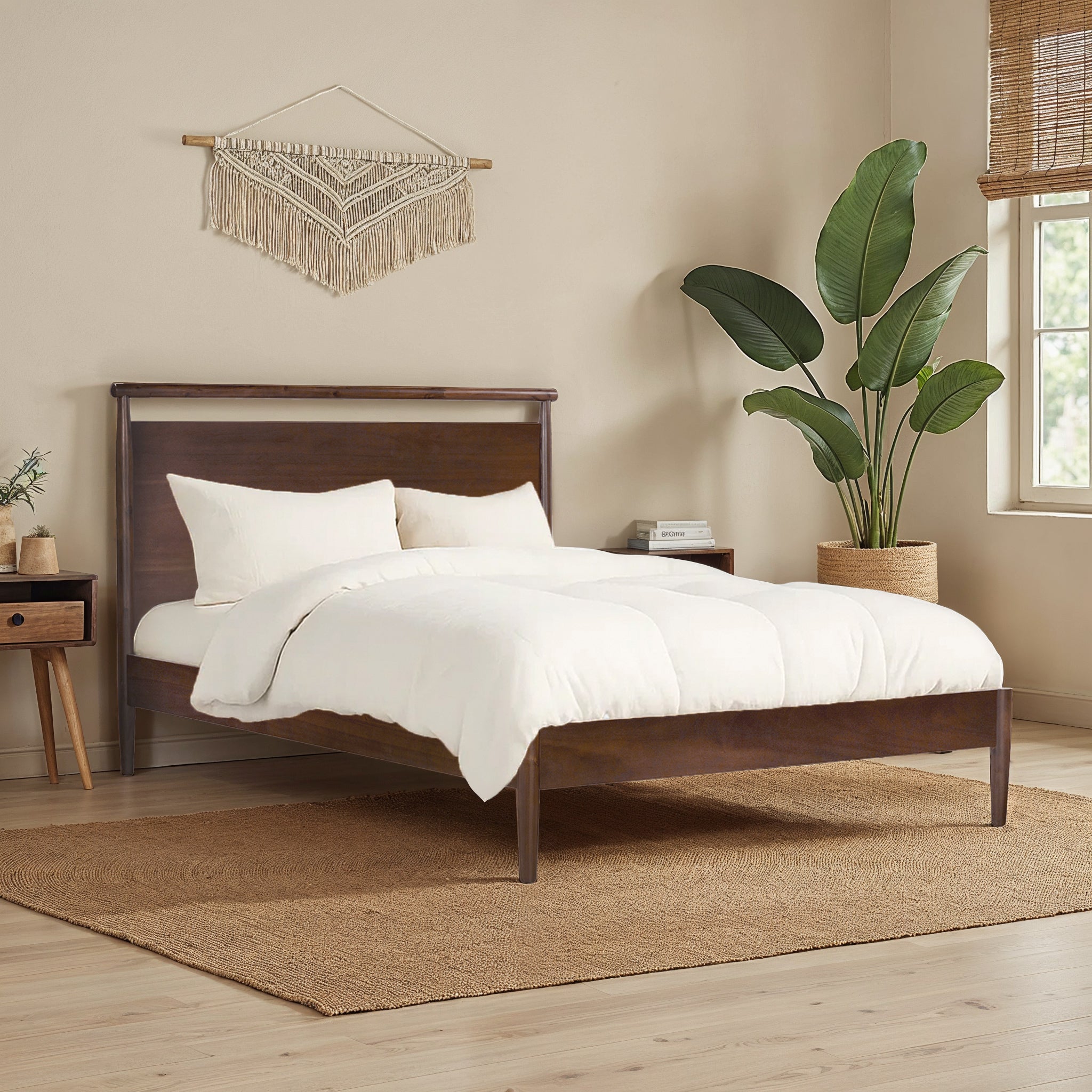 Cadre de lit Oskar en acacia