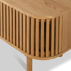 Meuble TV à lattes Shorwell Oak 180 cm