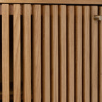 Armoire à lattes en chêne Shorwell