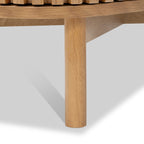 Armoire à lattes en chêne Shorwell