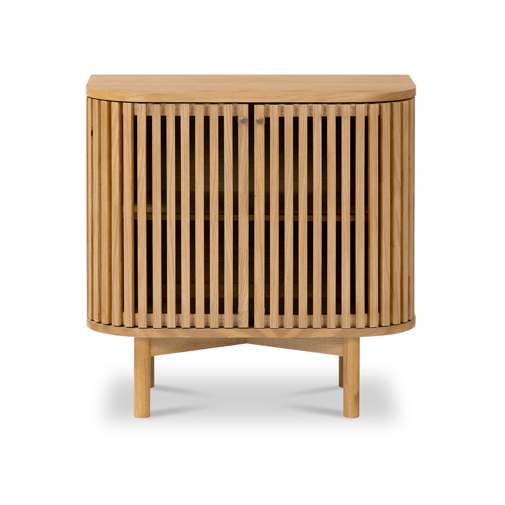 Armoire à lattes en chêne Shorwell