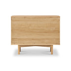 Petit buffet à lattes en chêne Shorwell