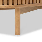 Petit buffet à lattes en chêne Shorwell