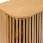 Petit buffet à lattes en chêne Shorwell