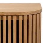 Petit buffet à lattes en chêne Shorwell