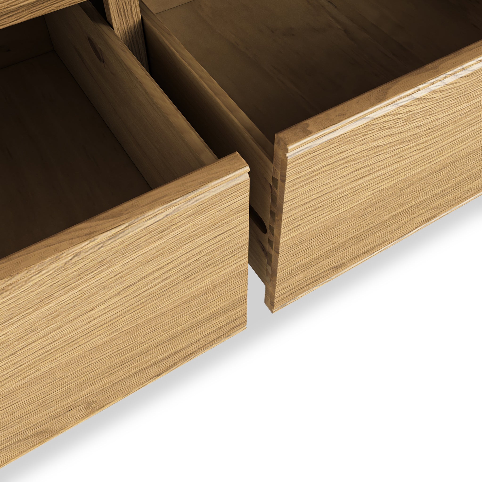 Commode Portland Oak à 3 tiroirs et 4 tiroirs