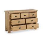 Commode Portland Oak à 3 tiroirs et 4 tiroirs