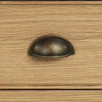 Commode haute à 5 tiroirs en chêne Portland