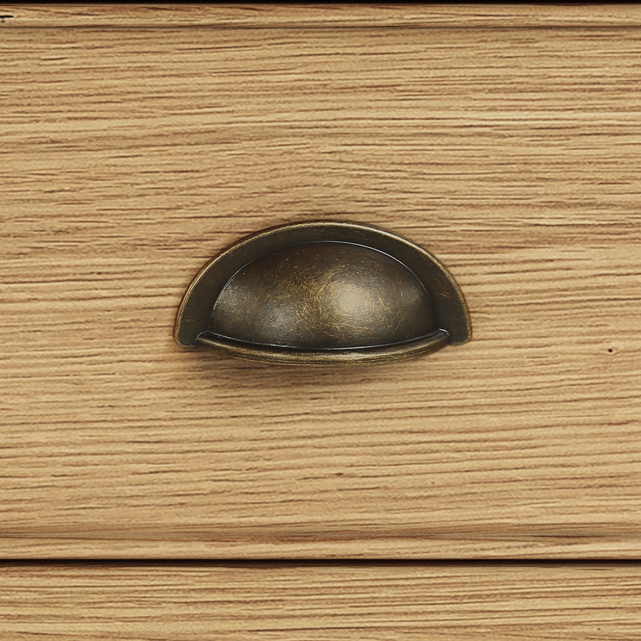 Commode haute à 5 tiroirs en chêne Portland