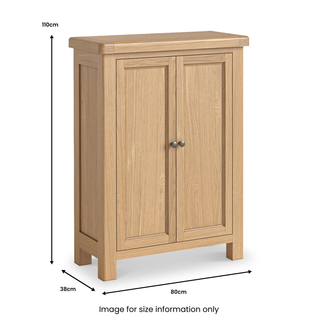 Armoire à chaussures Portland Oak à 4 étagères