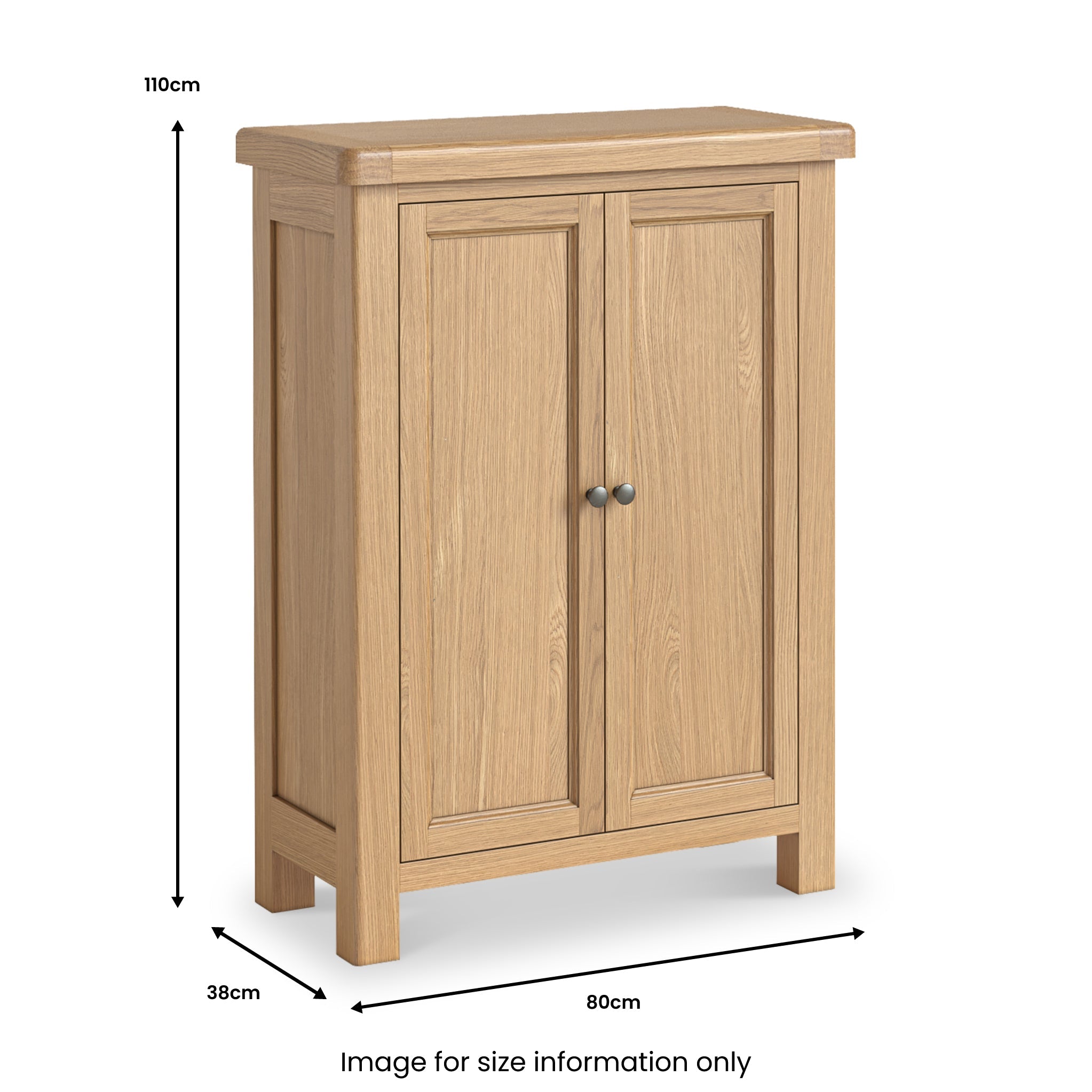 Armoire à chaussures Portland Oak à 4 étagères