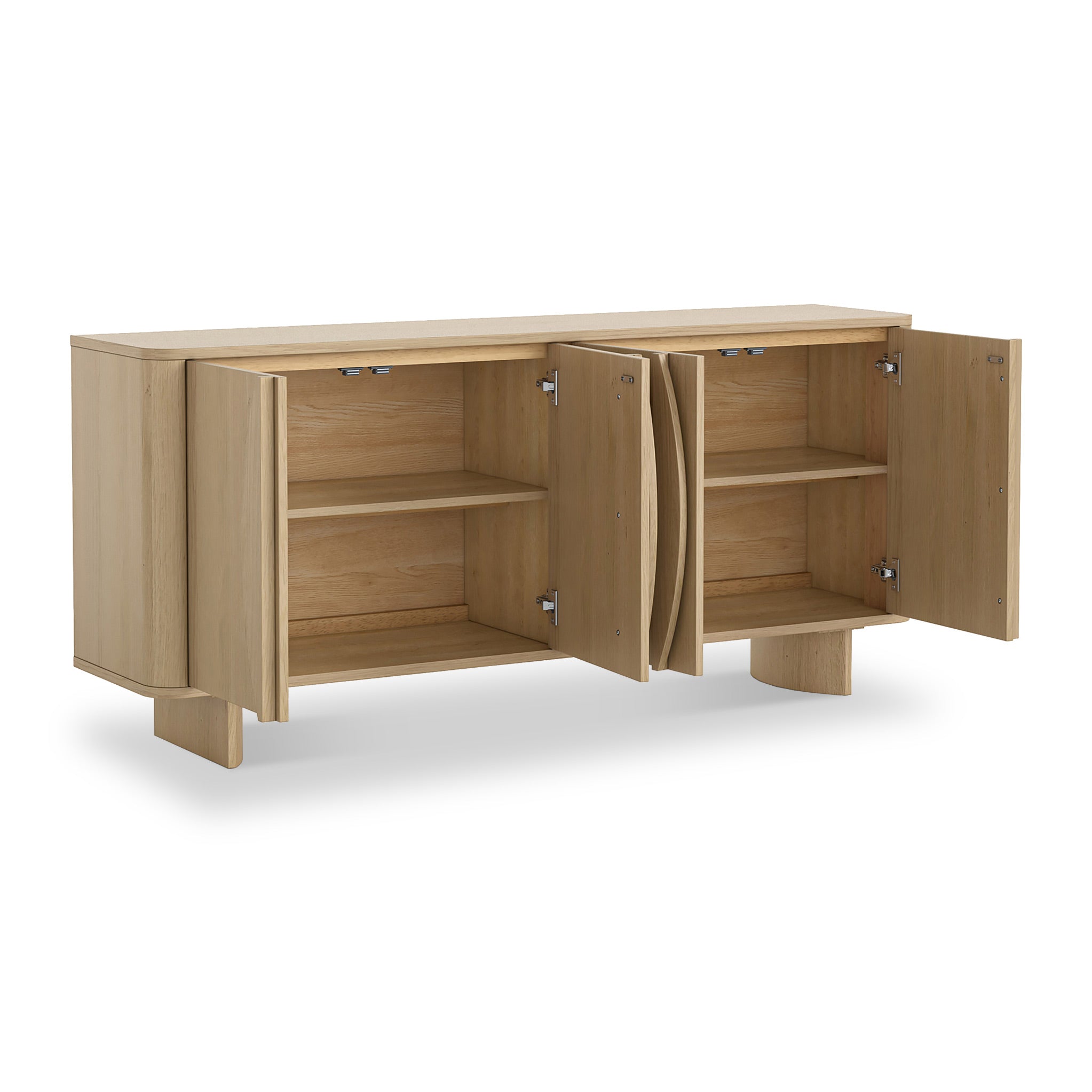 Buffet Whitstone Oak à 4 portes, grand modèle