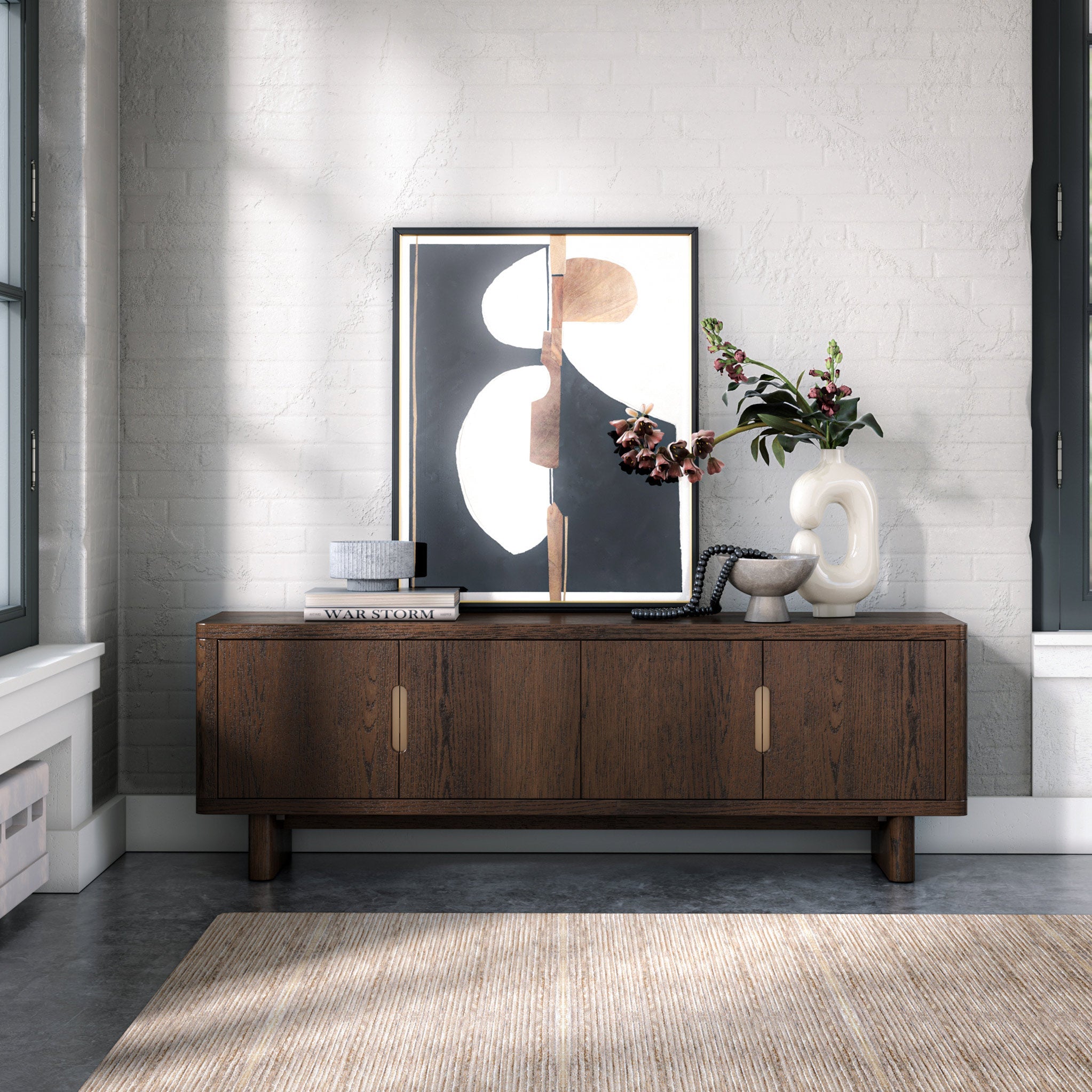 Meuble TV Mylor Oak 150 cm