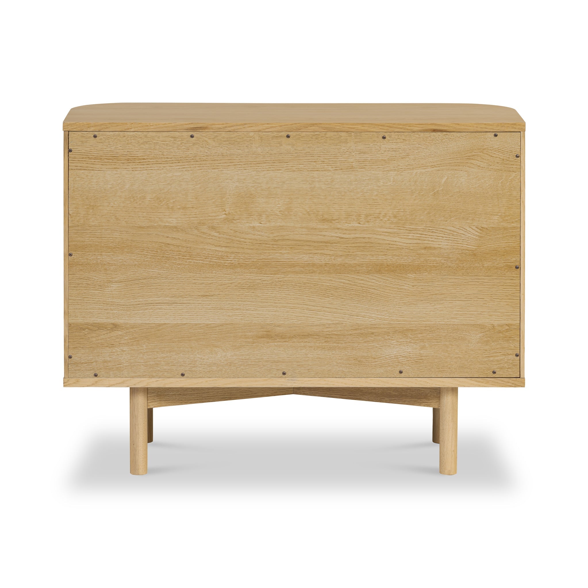 Petit buffet à lattes en chêne Finch