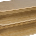 Petit buffet à lattes en chêne Finch